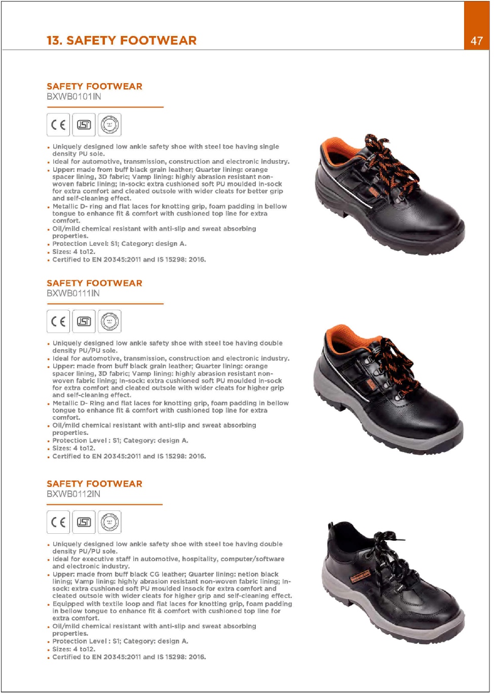 BLACK DECKER SAFETY SHOES